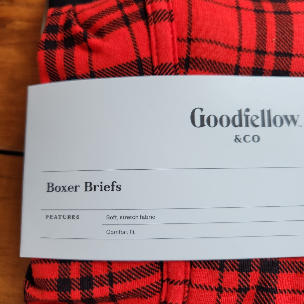GOODFELLOW & CO Men's 2 Pairs Boxer Briefs MEDIUM 32/34 - Picture 3 of 7